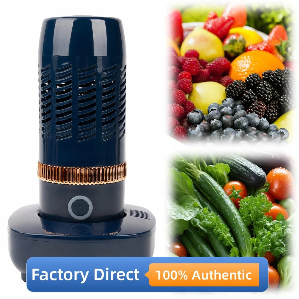Rechargeable Fruit Vegetable Cleaner Wireless Food Purifier Compact Kitchen Washer USB Charging
